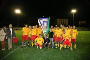 La squadra del Peep Senior, appena premiata dal Sindaco di Spilamberto Francesco Lamandini con il Palio dei Rioni